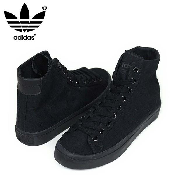 adidas court vantage all black