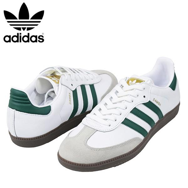 adidas アディダス SAMBA OG メンズ スニーカー WHITE/GREEN サンバ