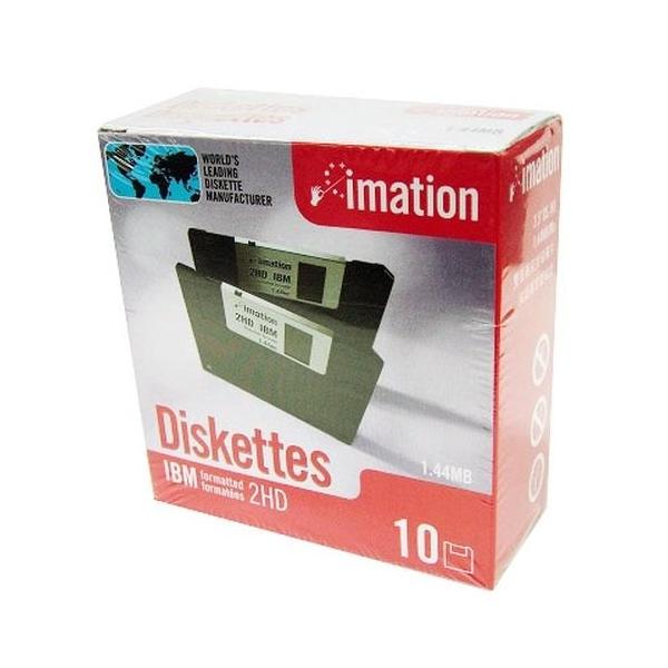 フロッピーディスク 10枚セット 黒 1.44MB イメーション imation DOS/V