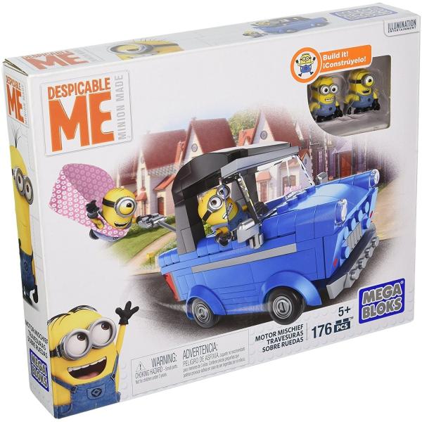 メガブロック ミニオンズ ミニオン ブロック フィギュア いたずら モーターカー 176ピース DKT69 Mega Bloks