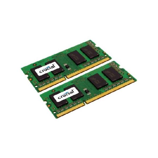 並行輸入 Crucial [Micron純正] ノートPC用増設メモリ 8GB Kit (4GBx2