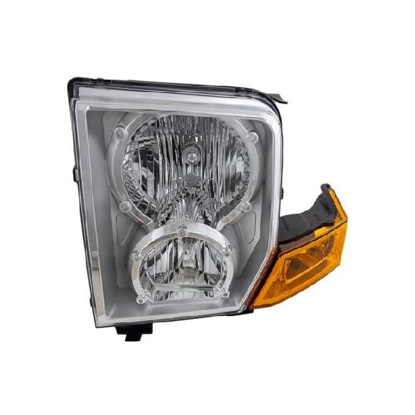 並行輸入 Evan Fischer Driver Side Headlight for Jeep Commander 2006-2010 Halogen With bulb(s) Fits 65th Anniv Ed, Base, Limited, Overland ＆ Sport Rep