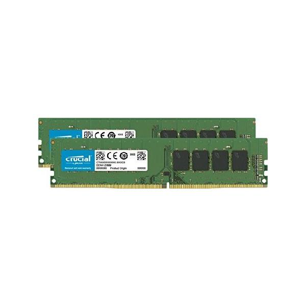 並行輸入 Crucial [Micron製] DDR4 デスクPC用メモリー 8GB x2