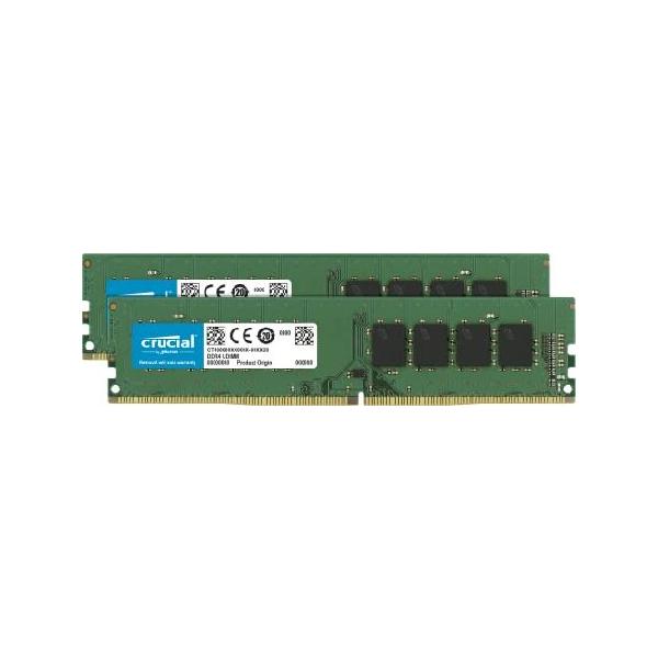 並行輸入 Crucial デスクトップ用増設メモリ 32GB(16GBx2枚) DDR4