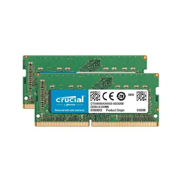 並行輸入 Crucial 32GB Kit (2 x 16GB) DDR4-2666 SODIMM