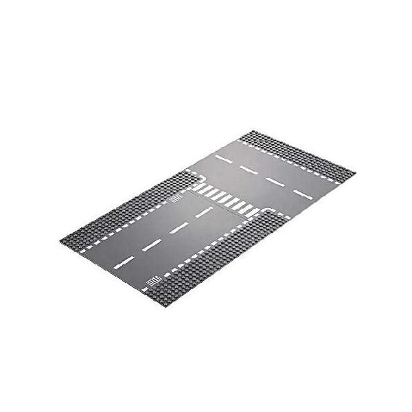 【並行輸入】LEGO City Straight and T junction 60236 Building Kit (2 Pieces)