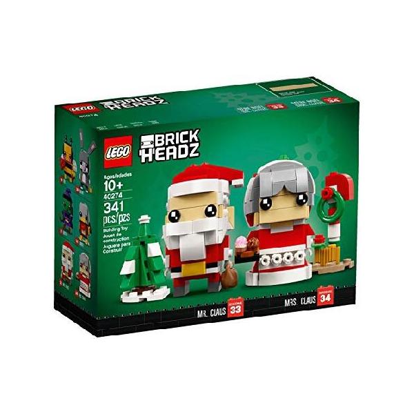 【並行輸入】LEGO Brickheadz Mr and Mrs Claus Set 40274