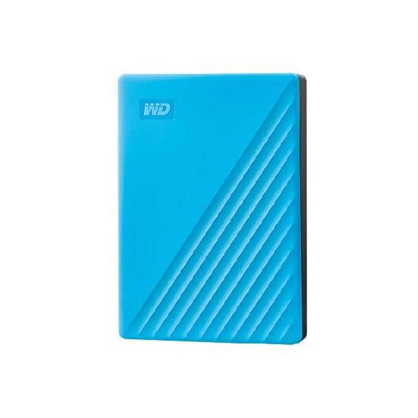 【並行輸入】WD ポータブルHDD 4TB USB3.0 ブルー My Passport 暗号化 パスワード保護 外付けハードディスク / メーカー WDBPKJ0040BBL-WESN