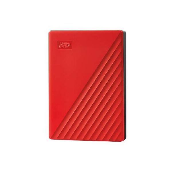 【並行輸入】WD ポータブルHDD 4TB USB3.0 レッド My Passport 暗号化 パスワード保護 外付けハードディスク / メーカー WDBPKJ0040BRD-WESN