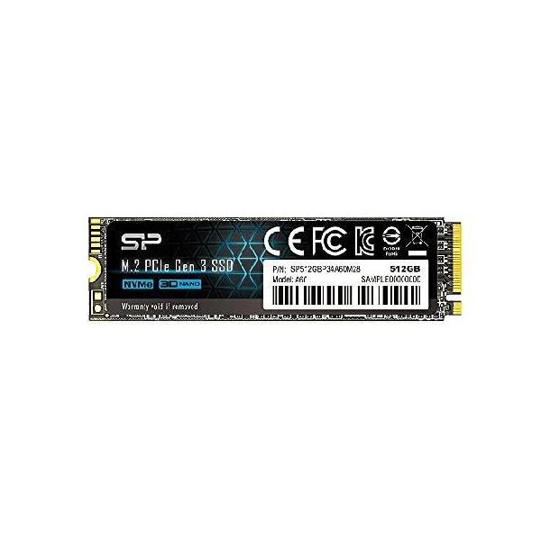 シリコンパワー SSD 512GB 3D NAND M.2 2280 並行輸入 シリコンパワー SSD 512GB 3D NAND M.2 2280 PCIe3.0×4 NVMe1