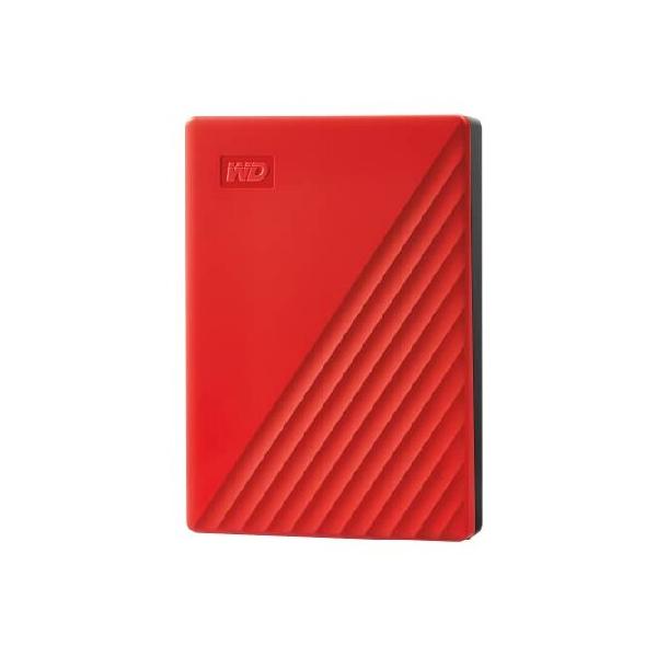 【並行輸入】WD ポータブルHDD 5TB USB3.0 レッド My Passport 暗号化 パスワード保護 外付けハードディスク / メーカー WDBPKJ0050BRD-WESN