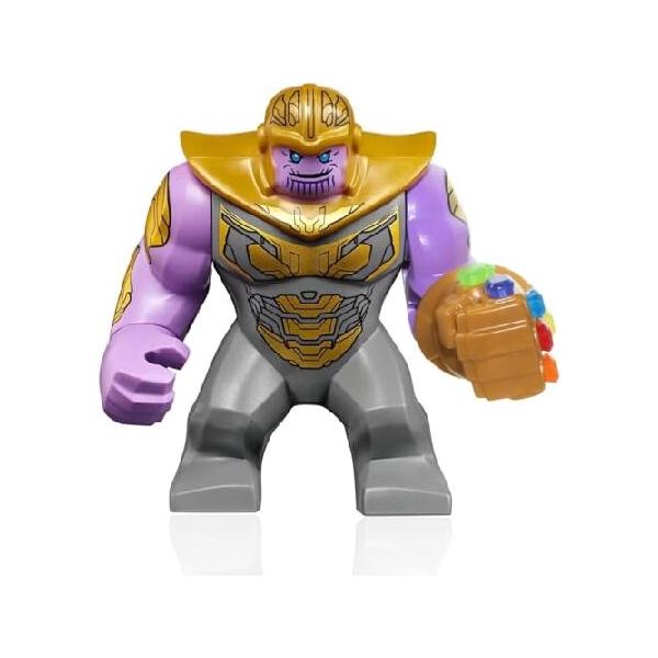 【並行輸入】LEGO Marvel Avengers Endgame Minifigure - Thanos (with Infinity Gauntlet and Stones) 76131