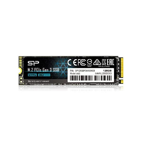 並行輸入 Silicon Power (シリコンパワー) 128GB NVMe M.2 PCIe Gen3x4