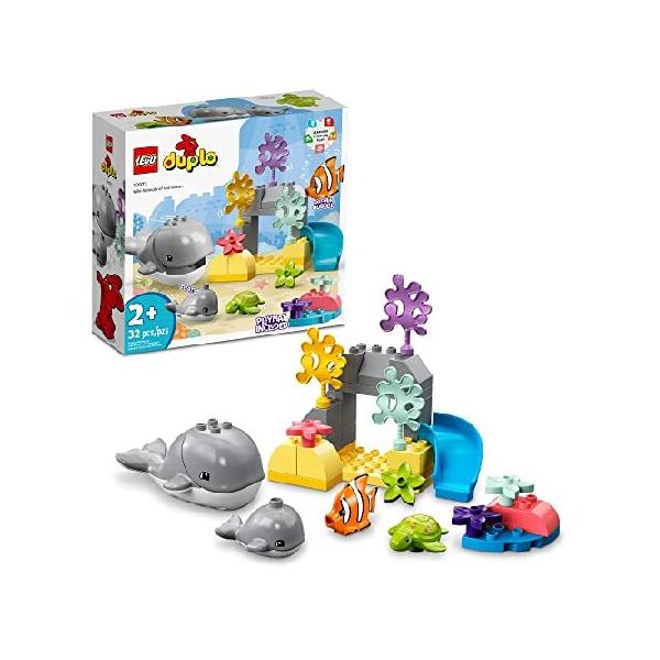 【並行輸入】LEGO DUPLO Town Wild Animals of The Ocean 10972 Building Toy Set for Preschool Kids, Toddler Boys and Girls Ages 2+ (32 Pieces)