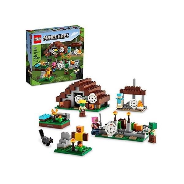 【並行輸入】LEGO Minecraft The Abandoned Village Building Kit 21190, Minecraft Zombie Toy Set, Gift Idea for Kids Girls Boys Age 8+ Featuring Game Fig