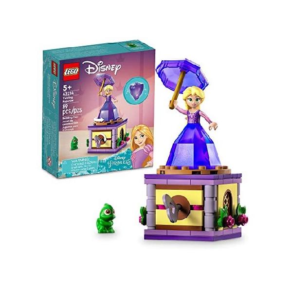 並行輸入 LEGO Disney Princess Twirling Rapunzel 43214, Buildable Toy with Diamond Dress Mini-Doll and Pascal The Chameleon Figure, Collectible Toys fo