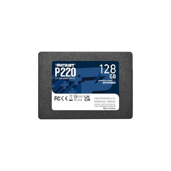 内蔵型SSD PATRIOT P220 2TB SATA III SSD 並行輸入 Patriot P220 128GB Internal SSD - SATA 3 2.5