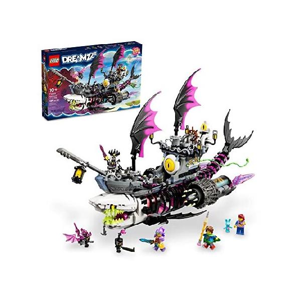 【並行輸入】LEGO DREAMZzz Nightmare Shark Ship 71469 Building Toy Set, Pirate Ship and Monster Vehicle for Fans of The New TV Show, Gift for Tweens an