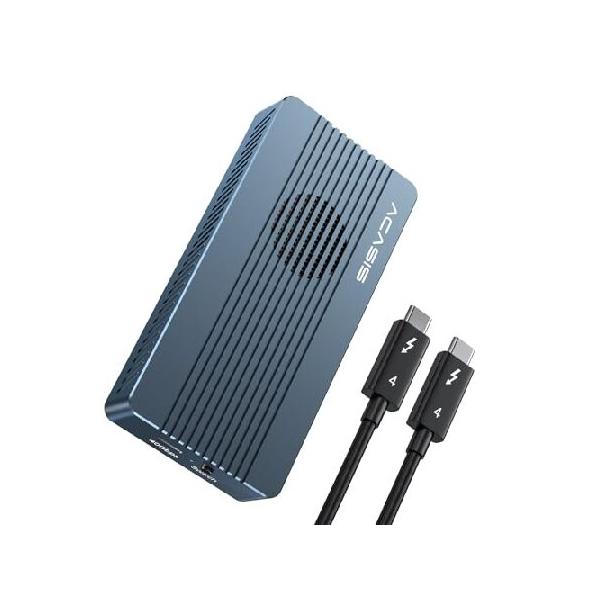 並行輸入 ACASIS 40Gbps M.2 NVMe SSDエンクロージャ 冷却ファン付き