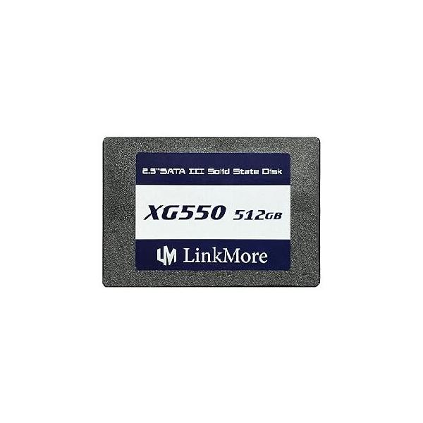 並行輸入 LinkMore XG550 512GB 2.5インチ 内蔵SSD SATAIII 6Gb/s