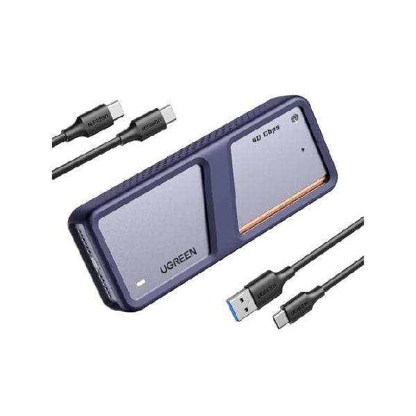 【値下げ】M.2 SSD 2TB 外付けケース・サンダーボルト4ケーブルのセット 値下げ】M.2 SSD 2TB 外付けケース・サンダーボルト4ケーブルのセット