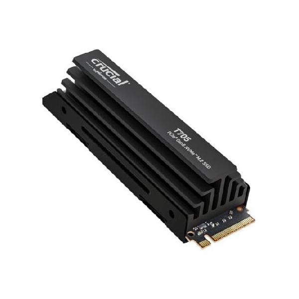 Crucial T705 2TB Gen5 NVMe SSD ヒートシンク付き 並行輸入 Crucial T705 2TB PCIe Gen5 NVMe M.2 SSD ヒートシンク付き
