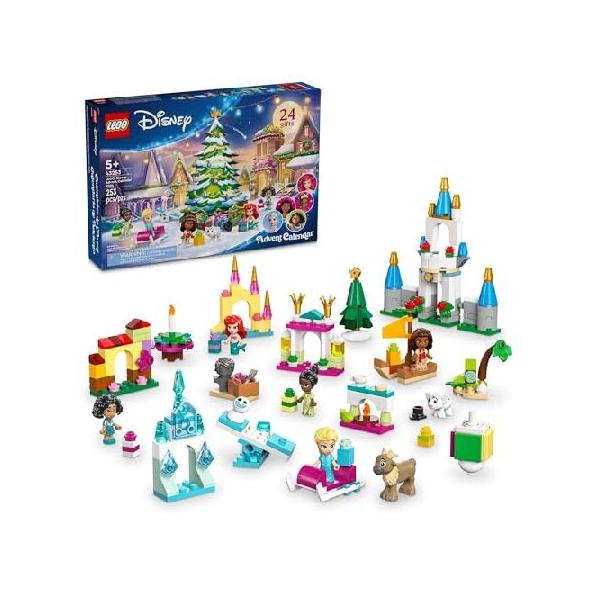 【並行輸入】レゴ(LEGO) ディズニー アドベントカレンダー 2024 子供用 - クリスマスアドベントカレンダー ミニビルド＆ミニフィギュア8体付き 対象年齢5歳以上