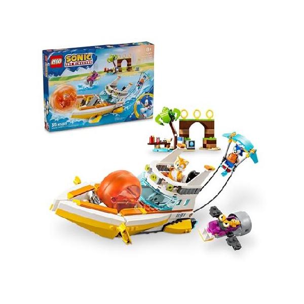 並行輸入 レゴ(LEGO) ソニック・ザ・ヘッジホッグ:テイルズアドベンチャーボートインタラクティブおもちゃ組み立てセット、ソニックキャラクターとウォータース