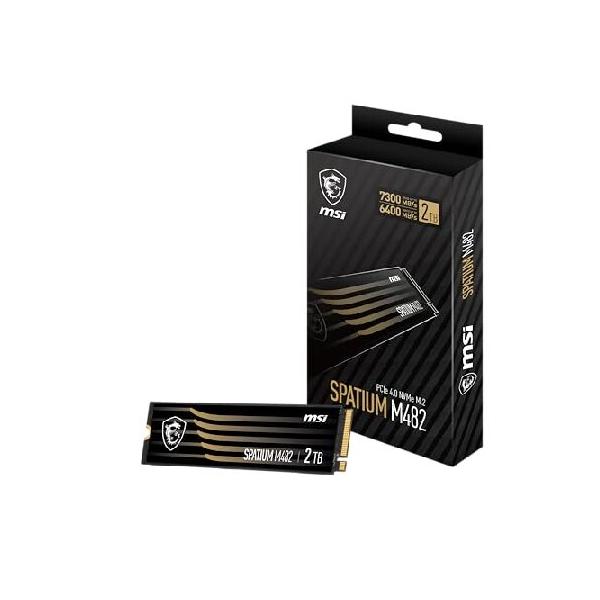 並行輸入 MSI SPATIUM M482 PCIe 4.0 NVMe M.2 2TB 内蔵SSD HD4539