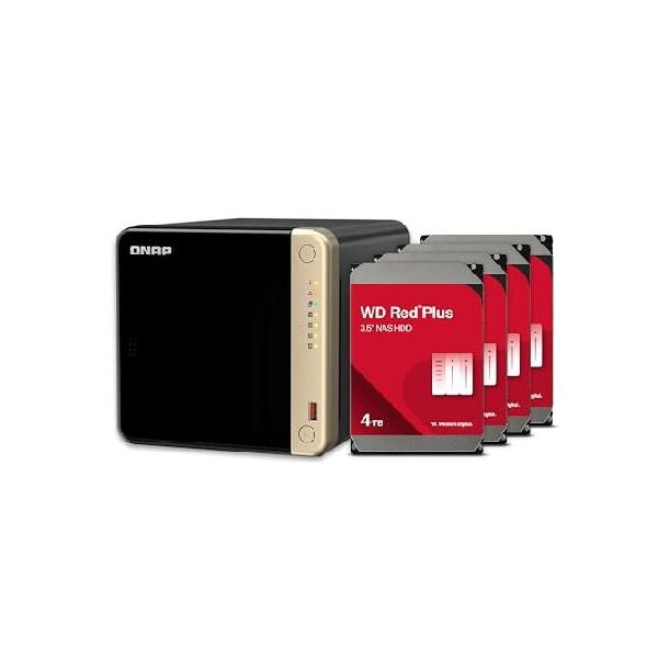並行輸入 QNAP TS-464-8G-44WD-US 4ベイ高性能デスクトップNAS