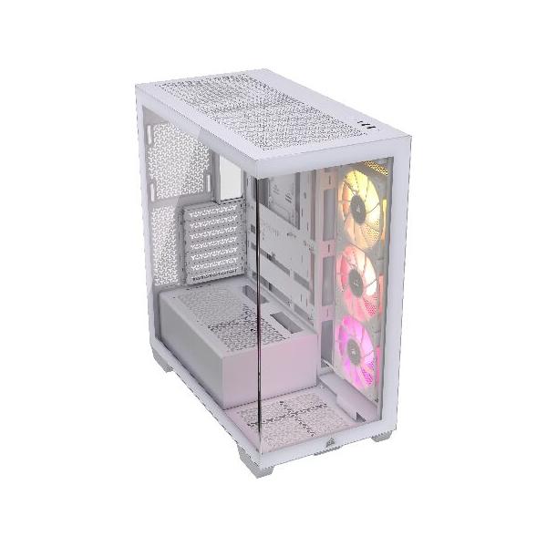 iCUE LINK 3500X RGB White ミドルタワー iCUE LINK 3500X RGB Mid-Tower PC Case - White