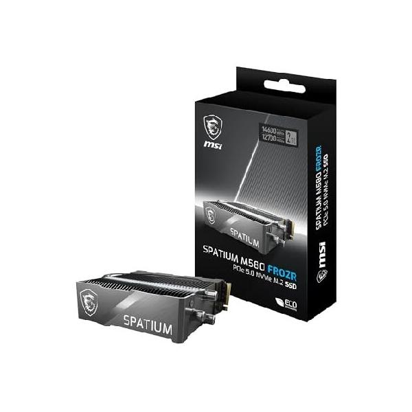 並行輸入 MSI SPATIUM M580 PCIe 5.0 NVMe M.2 2TB FROZR タワー型