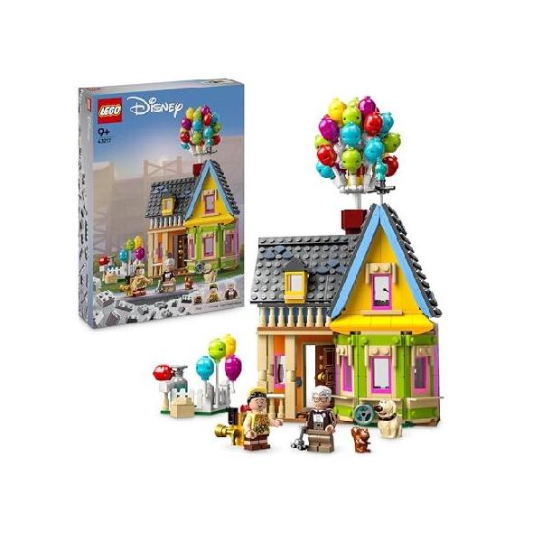 【並行輸入】LEGO Disney and Pixar House of Up Model with Balloons and Figures of Carl, Russell and Dug, Toys for Boys and Girls from 9 Years, Iconic G
