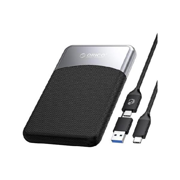 並行輸入 ORICO (オリコ) 4TB 外付けSSD 2イン1 USB Cケーブル付き