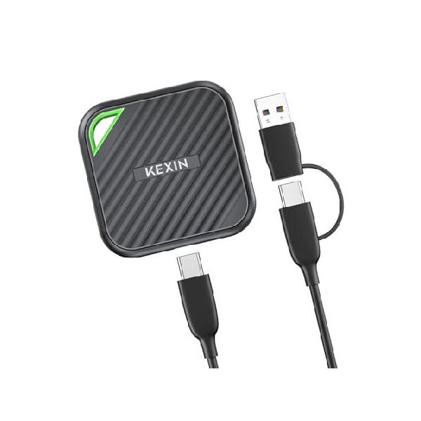 並行輸入 KEXIN 2TB 外付けSSD USB C ポータブル SSD 最大2000MB/秒 外