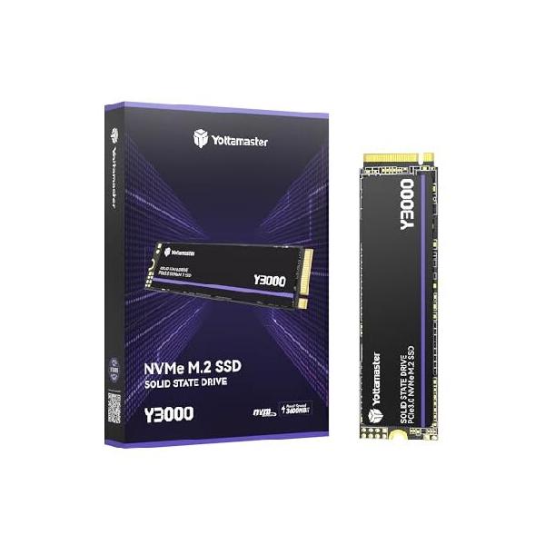 並行輸入 Yottamaster Y3000 NVMe SSD 1TB PCIe Gen4 M.2 最大3100MB