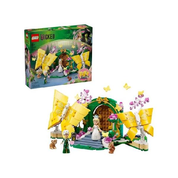 並行輸入 LEGO Wicked Glinda's Wedding Day Building Toy - Pretend Playset with 2 Minidolls, 2 Animal Toy Figures, ＆ 2 Poseable Butterflies - Building