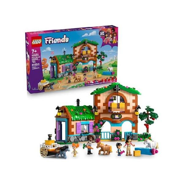並行輸入 LEGO Friends Pony Ranch ＆ Stable Pretend Play Building Toy - Playset with 3 Horse Toys for Creative Storytelling - Birthday Gift Idea for Gi