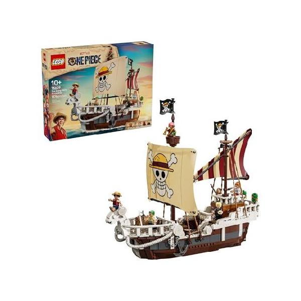 並行輸入 Lego ONE Piece The Going Merry Pirate Ship Building Blocks - Pretend Play Adventure Toy for Boys ＆ Girls, 10+ - Straw Hat Crew Toy Figures