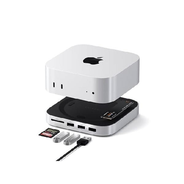 並行輸入 Satechi Mac Mini M4 ハブ ＆ スタンド NVMe SSD