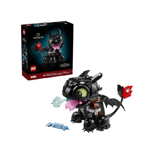 並行輸入 LEGO Icons How to Train Your Dragon: Toothless Building Set for Adults, Ages 18+ - Room Decor for Office, Bedroom, or Book Shelf - Collectibl