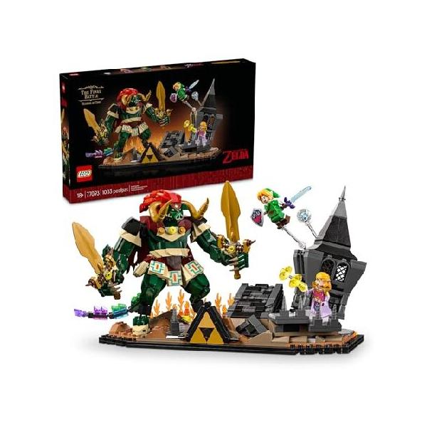 【並行輸入】LEGO The Legend of Zelda: Ocarina of Time - The Final Battle - Building Set for Adults, Ages 18+ - Nintendo Collectible with Link ＆ Zelda