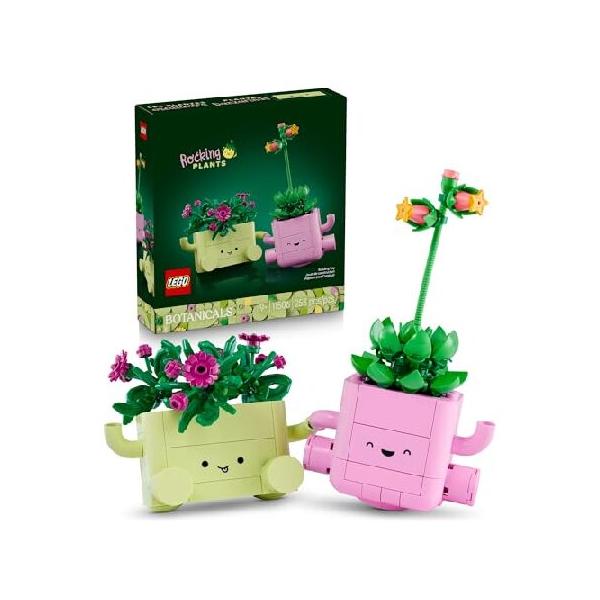 【並行輸入】LEGO Botanicals Rocking Plants - Building Toy for Kids, Girls ＆ Boys, Ages 9+ - Decor for Dorm Desk or Shelf - Housewarming Gift Ideas -