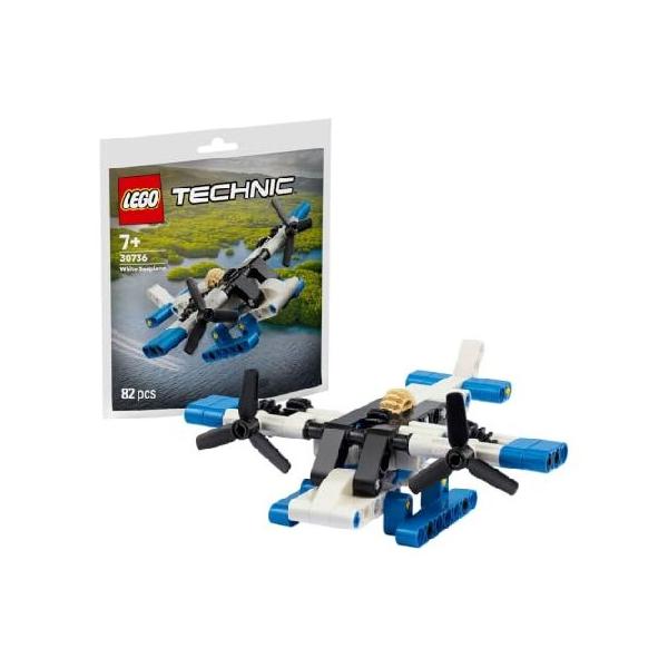 【並行輸入】LEGO Technic White Seaplane 30736 (82 Pieces)