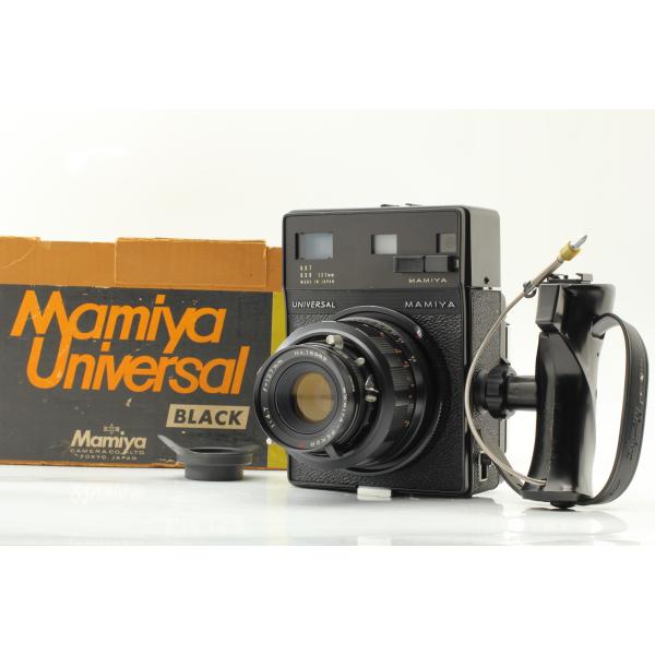 [極上品 レア箱付き] Mamiya Universal Press Black Body Sekor 127mm F4.7 レンズセット