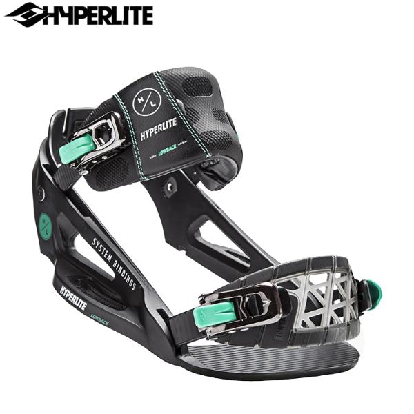 [ HYPERLITE ] 2018年モデル SYSTEM LOWBACK BINDING システム ローバック ビンディング [ BLACK ] ウエイクボード用ビンディング ウェイク バインディング