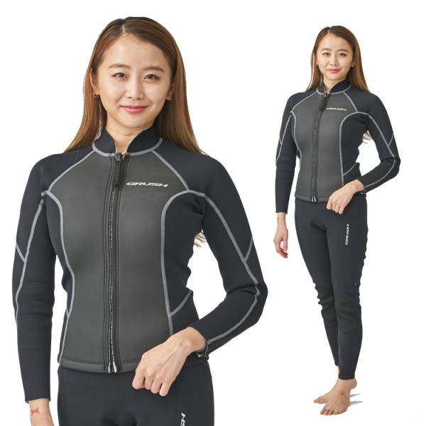 GRUSH 3mm ^bp[ 3mm LS Mesh Jacket Ladies
