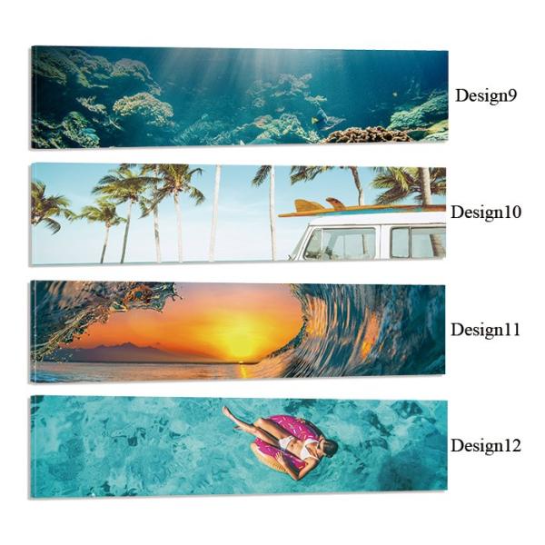 コンビニ受取対応商品 ファブリックパネル アートパネル Lindo Chico 長方形 30cm 1cm 海 ヤシ お洒落 風景 トロピカル サマー 空 カメ 瓶 虹色 南国 ビーチ 夕焼け 水中 ハワイ お1人様1点限り Tprepara Cl