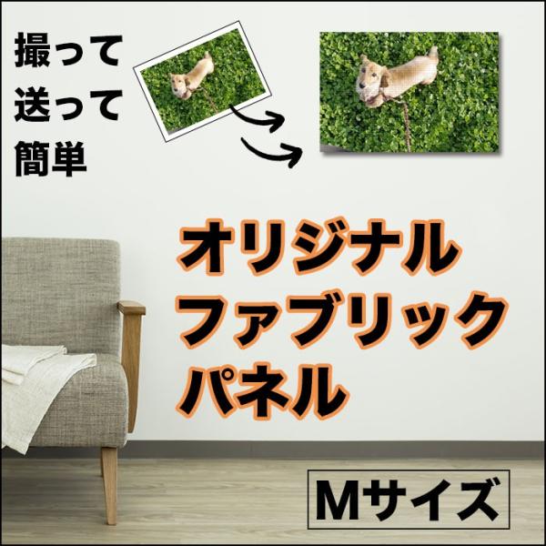 アートパネル オーダーメイド ファブリックパネル Mサイズ 出産 壁掛け