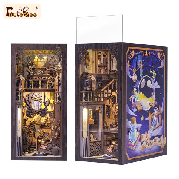 【サイズ】約11×18×23cm(組み立て後)【素材】木、紙、ビーズ、その他【使用電池】単4電池×2(別売)※電池、接着剤は付属しません。※説明書の表記は中国語と英語ですが、初心者でも写真解説を見ながら組み立てられます。